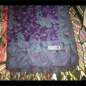 Paisley pashmina scarf